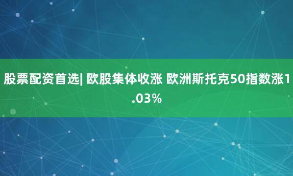 股票配资首选| 欧股集体收涨 欧洲斯托克50指数涨1.03%